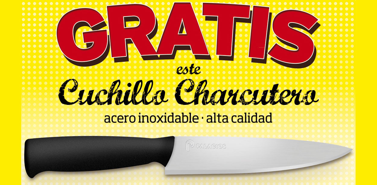 Gratis un Cuchillo Charcutero por la compra de una sarta de Chorizo Extra