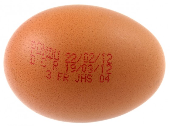 marquage sur oeuf